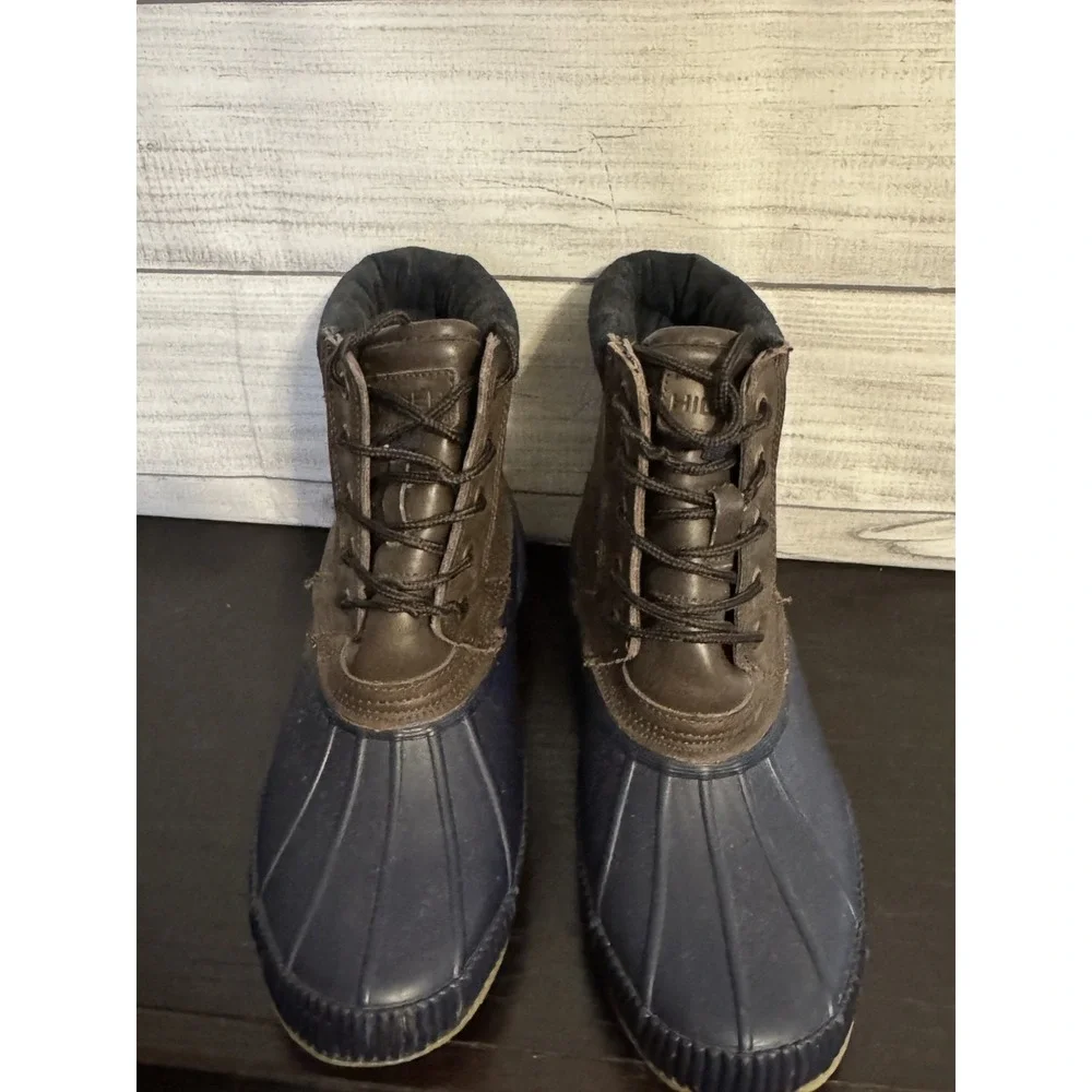 Tommy Hilfiger TM Charlie Duck Boots Men's Size 10 Waterproof Leather